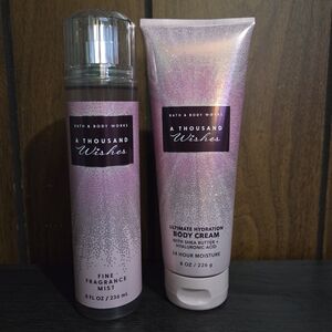 Bath & Body Works A Thousand Wishes Pink Duo
